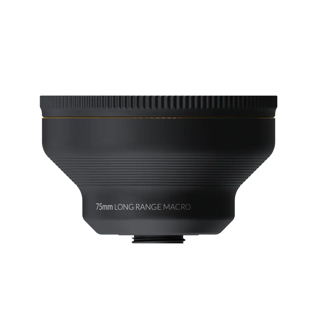 ShiftCam LensUltra 75 mm Long Range Macro smartphone lens